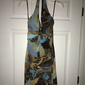 Cache Floral Halter Dress 6